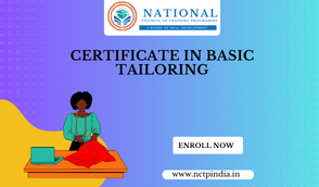 Certificate In Basic Tailoring